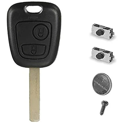 Afbeelding van Plip Sleutel Compatibel met C1 C2 C3 C4 C5 C6 C8 Xsara Saxo Berlingo Kit + 2 Switch Afstandsbediening Case @Pro
