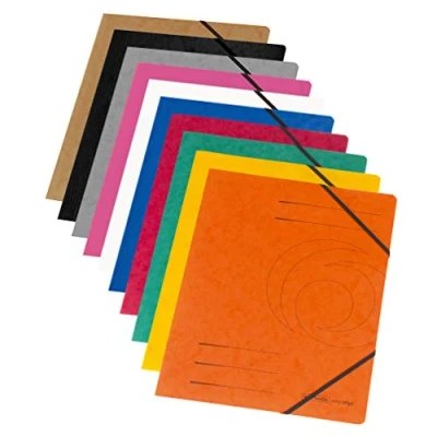 Afbeelding van herlitz 11166816 hoekspanner A4 &quot;Quality&quot;, verschillende kleuren, 10 stuks