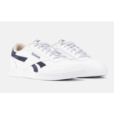 Afbeelding van Reebok Unisex Court Advance tennisschoenen, wit/wit/VECTORNAVY, 9 UK, Wit Vectornavy, 43 EU