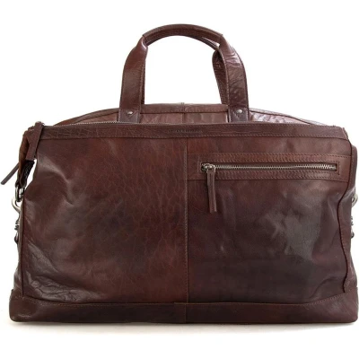 Afbeelding van Spikes &amp; Sparrow Leren Weekendtas 24486 Bruin