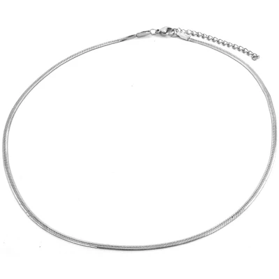 Afbeelding van Ketting Schakel 4 mm RVS Lengte 40 45 cm Zilverkleurig
