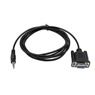 Afbeelding van CERRXIAN DB9 9 pins vrouwelijke kabel, DB vrouwelijk naar TRS 3,5 mm (1/8 inch) Stereo mannelijke seriële datakabel 6 voet