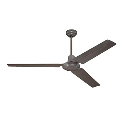 Afbeelding van Industrial 78623 Plafondventilator, 142 cm, met drie bladen in de uitvoering espresso