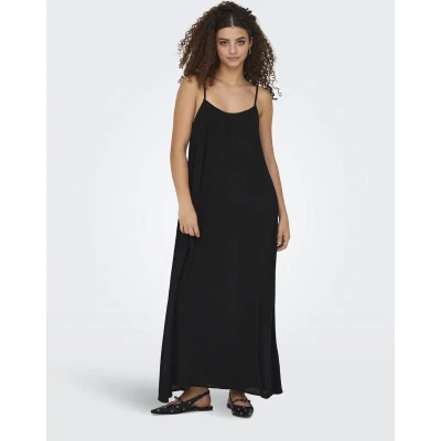 Afbeelding van ONLY Onlniki Strap Maxijurk, Dames, Maat: Small, Black
