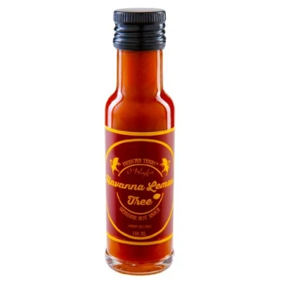Afbeelding van Mexican Tears® Havanna Lemon Tree, scherpe saus van chili &amp; zeezout, perfect als grill accessoire voor BBQ saus, pulled pork het oppeppen hamburgers [100ml chilisaus]
