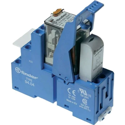Afbeelding van Finder 58.34.8.230.5060 Relaismodule Nominale spanning: 230 V/AC Schakelstroom (max.): 7 A 4x wisselcontact 1 stuk(s)