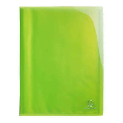 Afbeelding van Exacompta 85873E map met 40 hoezen, A4, groen