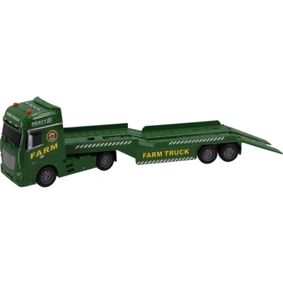 Afbeelding van Rapid Wheels Autotransporter + 2 Tractoren Licht en Geluid