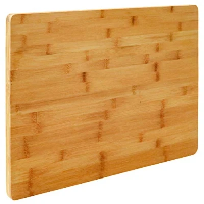 Afbeelding van XL Houten Snijplank 50x35x2 cm Bamboe Snij Plank Hout Keukenplank Trancheerplank