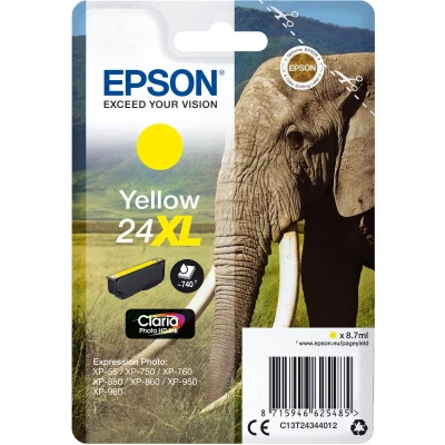 Afbeelding van Epson 24 Inktcartridge / Geel