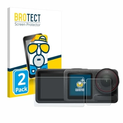 Afbeelding van BROTECT (2 Stuks) Antireflecterende Beschermfolie voor DJI Osmo Action 5 Pro Anti Glare Screen Protector, Mat, Ontspiegelend