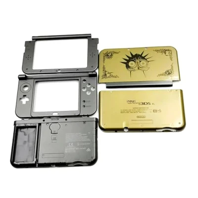 Afbeelding van Custom voor New3DSXL Extra Behuizing Case Shells Set ZLD Gold Vervanging, Nieuwe 3DS New3DS XL LL 3DSXL 3DSLL Game Console, Mezula Mask Edition Buitenbehuizing Cover Platen 5