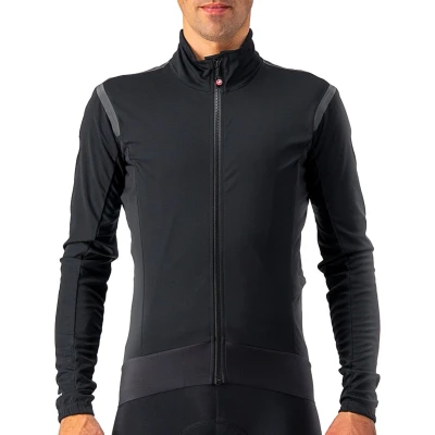 Afbeelding van Castelli Fietsjack Lange mouwen Rain or Shine Heren Zwart Alpha RoS 2 Light Jacket Black L