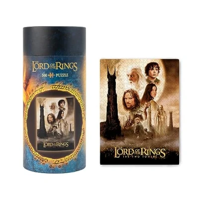 Afbeelding van Grupo Erik Puzzel The Lord Of Rings: Two Towers Legpuzzel 500 Stukjes 61 x 45,7 cm Inclusief geschenkverpakking en poster
