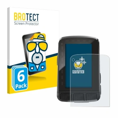 Afbeelding van BROTECT (6 Stuks) Antireflecterende Beschermfolie voor Wahoo Elemnt Roam V2 GPS Anti Glare Screen Protector, Mat, Ontspiegelend
