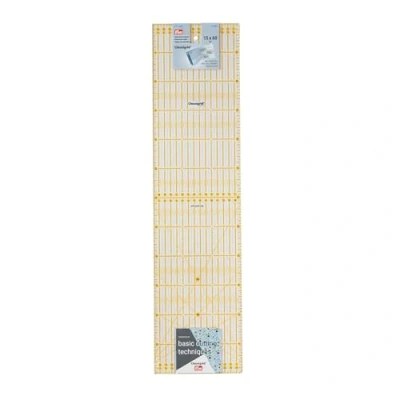 Afbeelding van Prym 15 x 60 cm Universal Ruler with Angles Scale