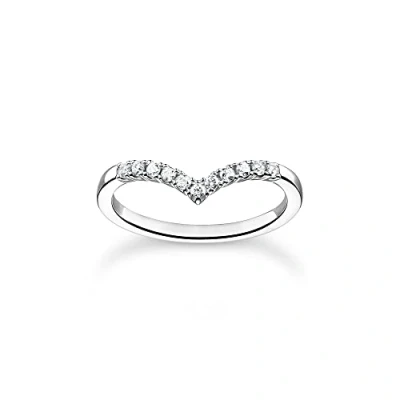 Afbeelding van Thomas Sabo TR2394 051 14 48 Ring Dames 925er Zilver ringmaat