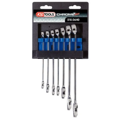 Afbeelding van KS Tools, Spanner, GEARplus Ratelringsleutelset (8 mm, 9 11 12 14 13 17 19 mm)