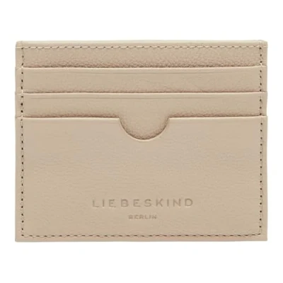 Afbeelding van LIEBESKIND BERLIN Leren Kaarthoes Men Wallets Harris Card Holder Sandcastle Beige