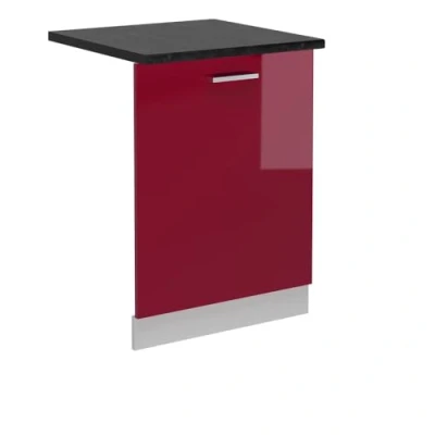 Afbeelding van Vicco R Line Vaatwasser deksel 60 cm , WB Antraciet Bordeauxrode hoogglans