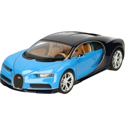 Afbeelding van Modelauto/speelgoedauto Bugatti Chiron 2017 blauw schaal 1:24/19 x 8 5 cm Speelgoed auto&quot;;s