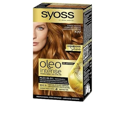 Afbeelding van SYOSS Oleo Intense permanente haarkleuring met oliën 7 77 Rood Koper
