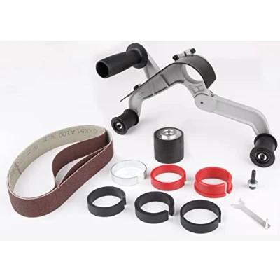 Afbeelding van Aidelife Pijpschuurmachine accessoires voor Haakse Slijper met 3 Schuurband 40x760mm.Metaal, hout