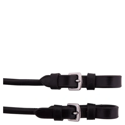Afbeelding van Premiere Pelhamriemen rondgenaaid p.pr VE3 One Size Zwart