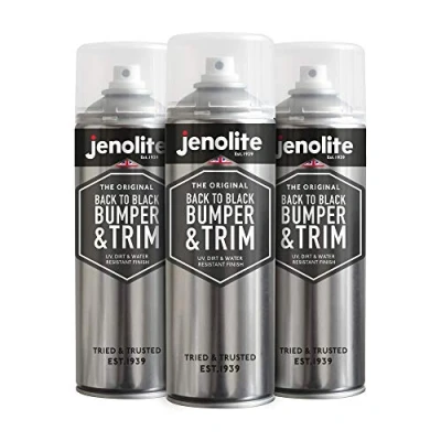 Afbeelding van JENOLITE Terug naar Zwarte Bumper en bekleding HERSTELT &amp; BESCHERMT Ideaal voor bumpers, rubber 3 x 500 ml
