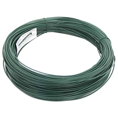 Afbeelding van Alberts 530167 Binddraad verzinkt, groene kunststof coating lengte 100 m draad Ø 2 mm