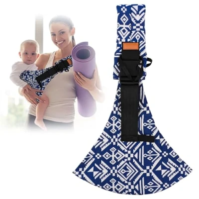 Afbeelding van TNOMSNO babydraagdoek, verstelbare ergonomische draagdoek, babydrager voor baby&#039;s van 0 36 maanden, zachte met een maximaal draagvermogen 15 kg