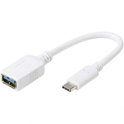 Afbeelding van Vivanco USB 3.2 Gen 1 (USB 3.0) Adapter [1x bus A 1x stekker C 3.0)] DCAVVUSBC30A02W 20.00 cm