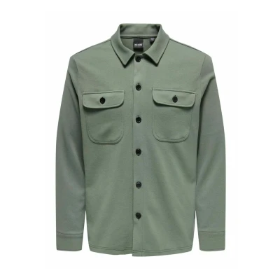 Afbeelding van ONLY &amp; SONS regular fit overshirt ONSNEWKODYL castor gray