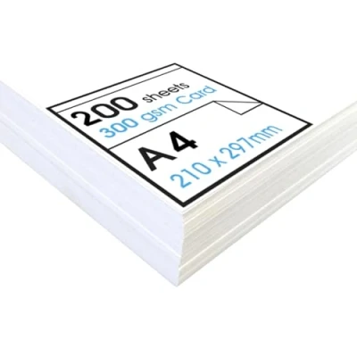 Afbeelding van Artway Studio A4 Witte Kaart Ideaal voor Presentatie, Display, Montage en Kaarten 300gsm (200 Vellen)