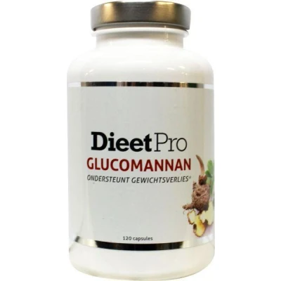 Afbeelding van 3x Dieetpro Glucomannan 120 capsules