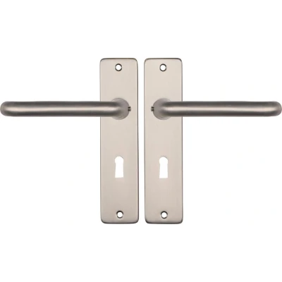 Afbeelding van Deurklink met sleutelschild Starx Coupe 56 mm (Aluminium, RVS)