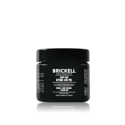 Afbeelding van Brickell Men&#039;s Gladde finish glycolzuurschil voor mannen, natuurlijk en organisch, anti verouderingsschil rimpels, 59 milliliter, geurend