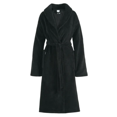Afbeelding van Vandyck Badjas Beaumont Off Black S Zwart