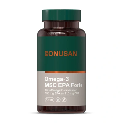 Afbeelding van Gratis Verzending: Bonusan Omega 3 MSC EPA Forte 60 softgels