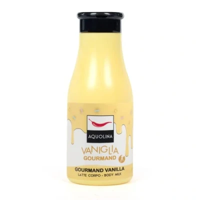 Afbeelding van Aquolina Gourmand bodylotion met vanille. Zoet, delicaat en omhullend, voor een fluweelzachte huid 250 ml
