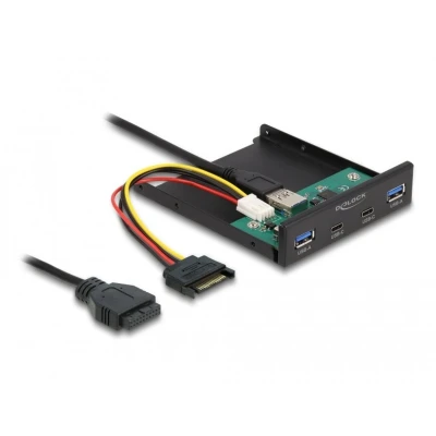 Afbeelding van Delock 3.5″ USB 3.2 Gen 1 Front Panel 2 x Type C™ + Ty