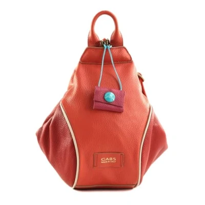 Afbeelding van Gabs Schoudertas Vrije tijd rugzak Narcisa Shoulder Bag Fuoco+Sunset+Ecru Rood Koraalrood