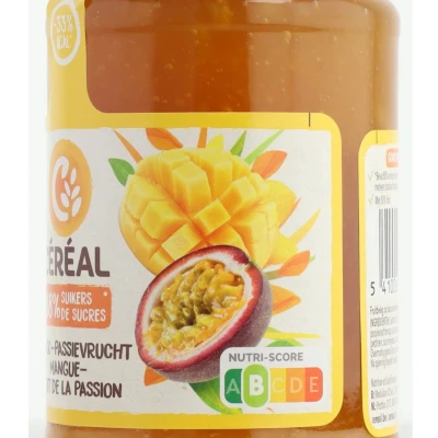 Afbeelding van 6x Céréal Jam Mango Passievrucht 270 gr