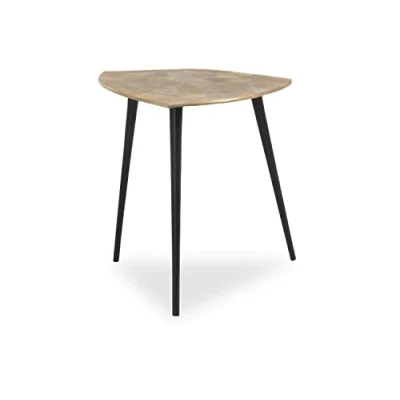 Afbeelding van M2 Kollektion Singh 1 Salontafel/bijzettafel/placemat, metaal, goud, diameter, hoogte 40 cm