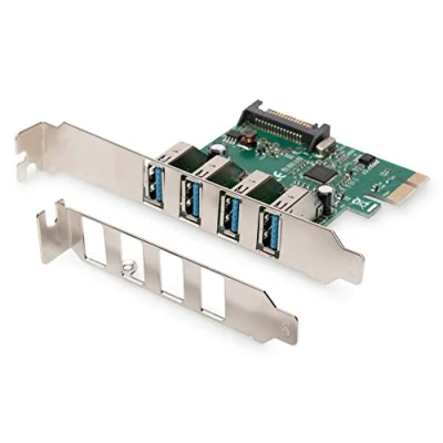 Afbeelding van Digitus DS 30221 1 4 port USB 3.0 PCI Express Add on kaart