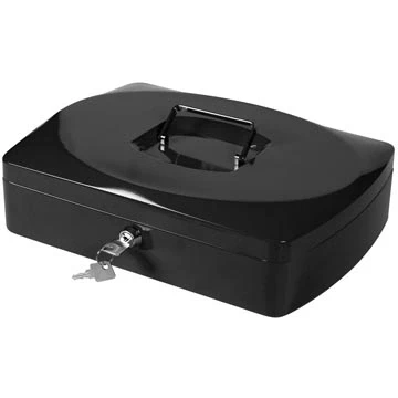 Afbeelding van Q connect Geldkoffer, 325 X 235 85 Mm, Zwart Geldkoffer