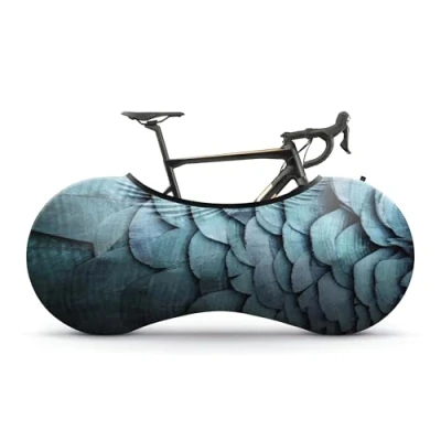 Afbeelding van Velo Sock Overdekte fietsenstalling, standaard „Feathers ontwerp, ideaal voor 26&quot; 29&quot; fietsen, 3D stretch, machinewasbaar