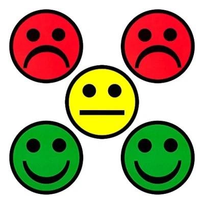 Afbeelding van 2DOBOARD Smiley Magneten Mix 5 cm stuks: 2 Groen, Rood en 1 Geel Weekplanner Whiteboard Planbord Kinderen Koelkast kind