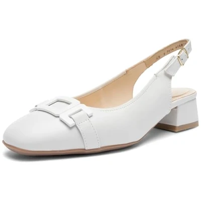 Afbeelding van ara Klassieke pumps, Dames, Maat: 37, Bianco Leer