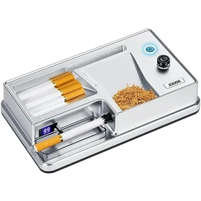 Afbeelding van Elektrische automatische rolmachine Draagbare tabak Injector Sigaret Rolling Household Cigarette Machine,Counting models,8.0mm